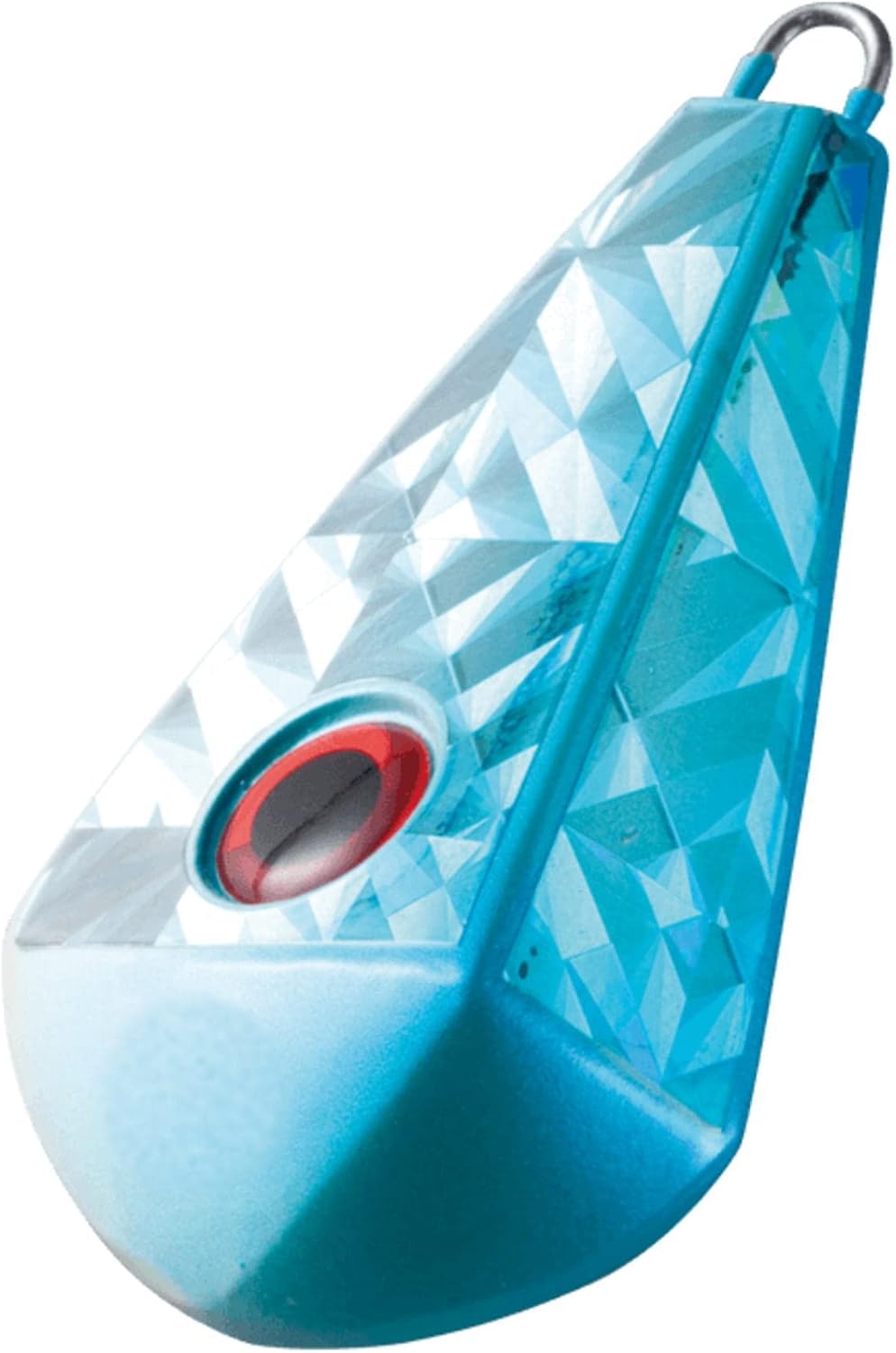 Hayabusa Eyeball Fishing Sinker, Rudder Type, No. 40-4, Blue Pearl