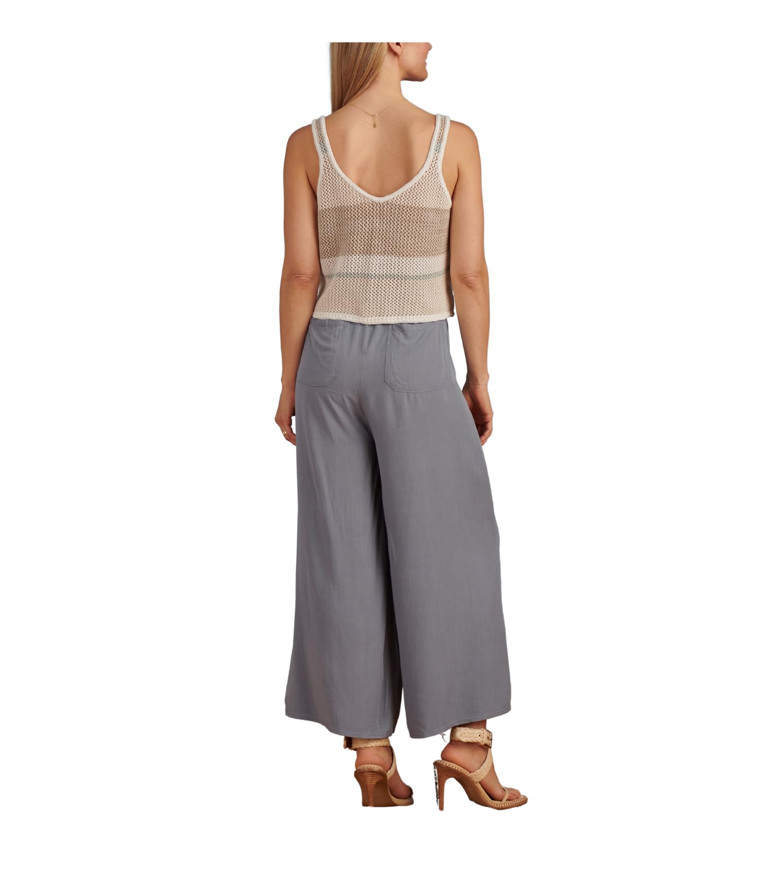 Splendid Angie Crop Palazzo Pant Pantalones para Mujer
