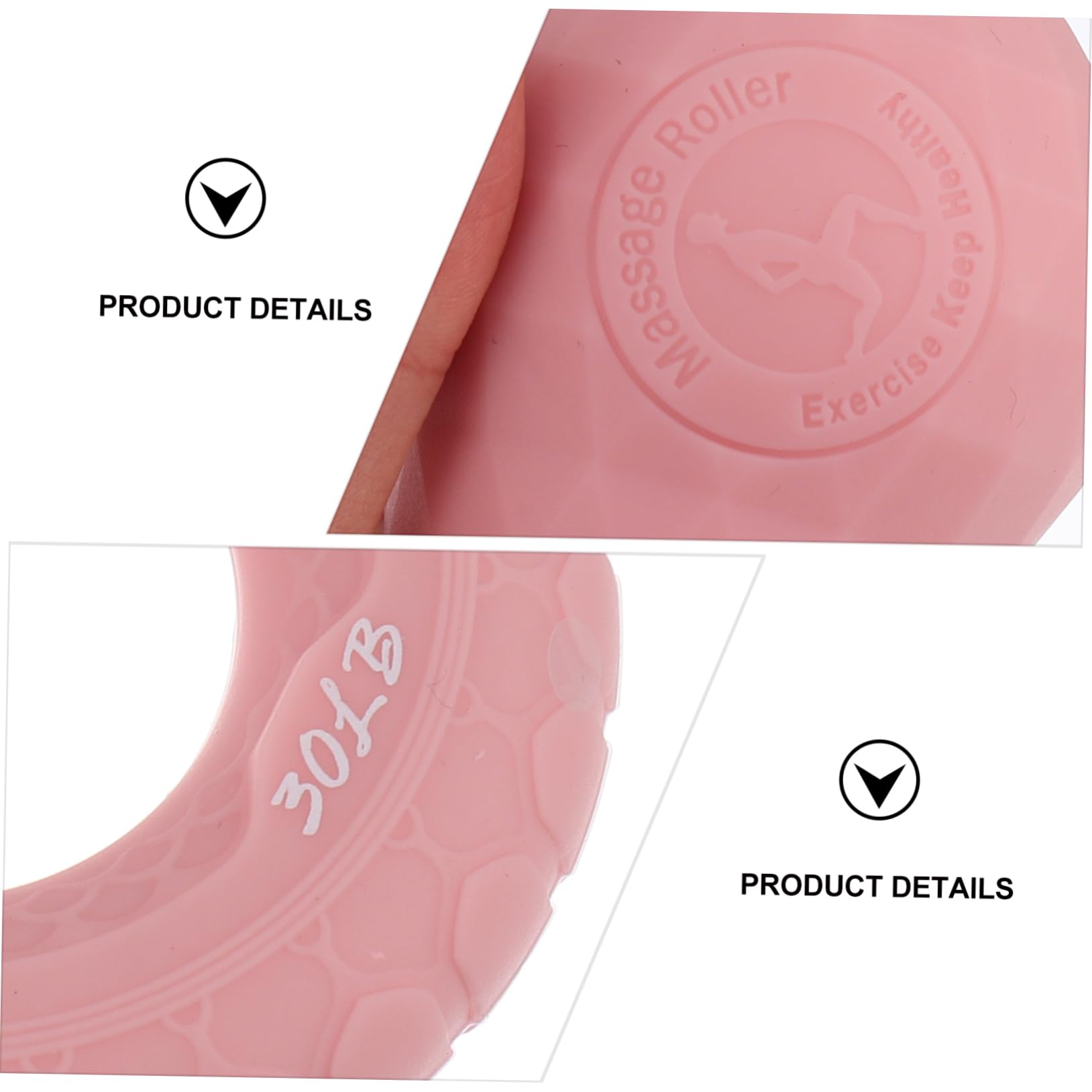 FRCOLOR 4piezas Balones de Masaje para Yoga Relajación Muscular Palma y Planta de Pies Color Rosa Accesorios de Masaje para Adultos