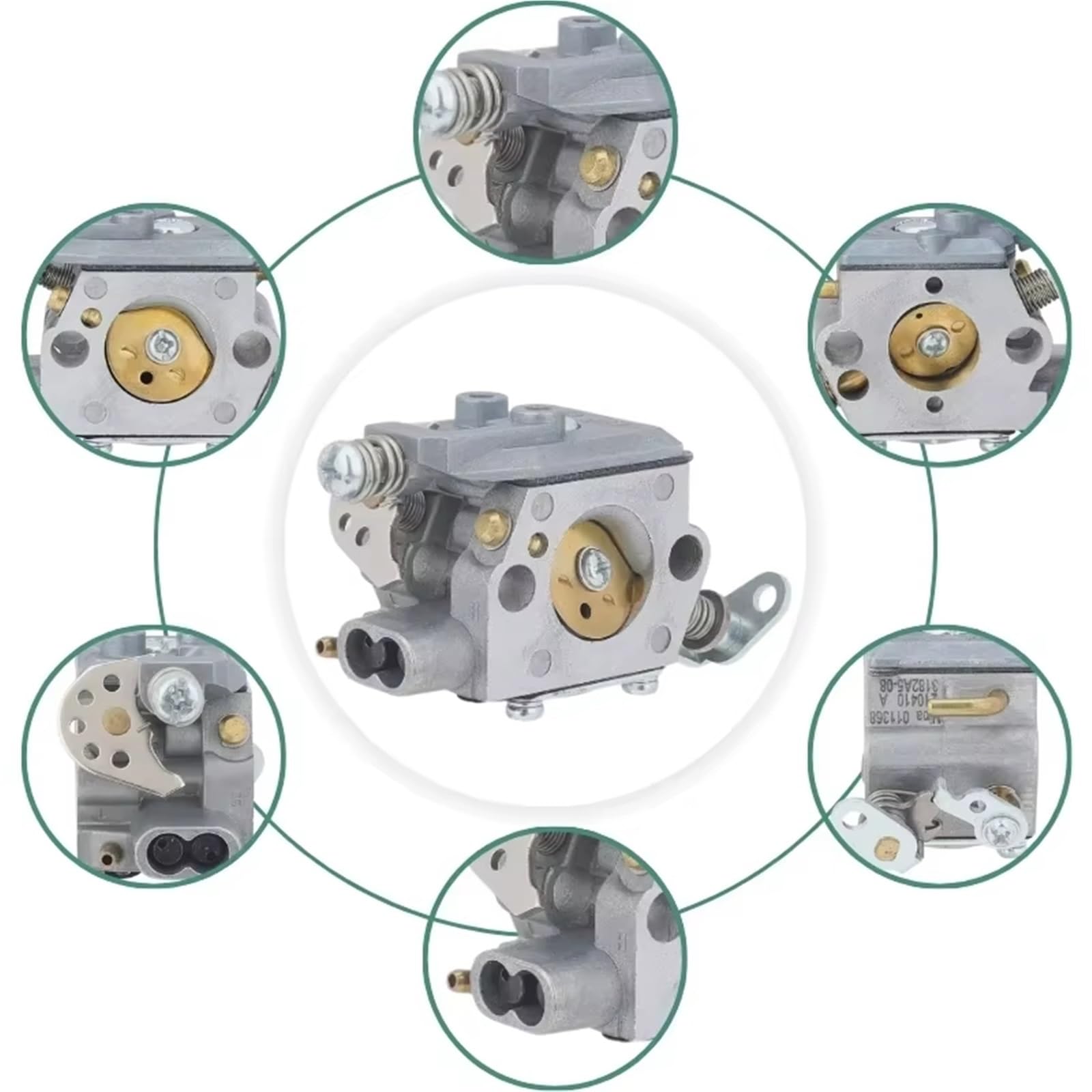 Carburador Carb Carby Kit De Carburador para Motosierra De Gasolina para Ryobi RY3714 RY3716 309376002 Kit Carburador