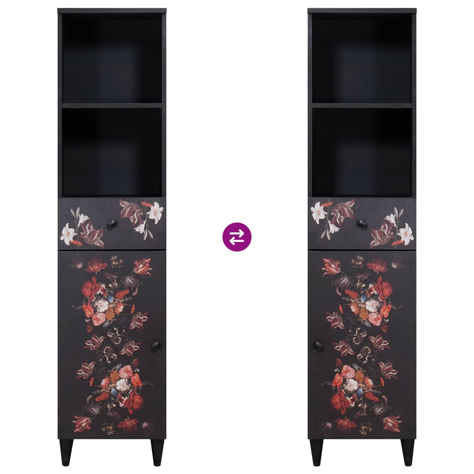 vidaXL Mueble de Cuarto de Baño Multicolor 38 x 33,5 x 160 cm, Baño, Moderno, un Espacio para relajación y Serenidad con Accesorios contemporáneos, líneas limpias y Acabados estilosos