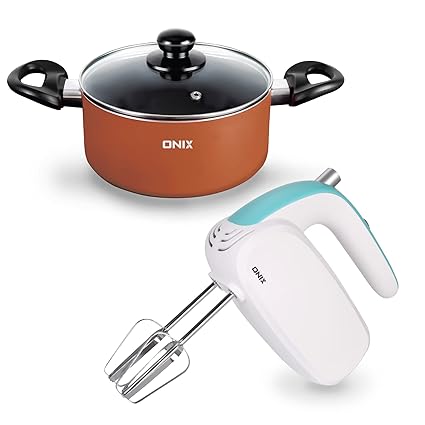 Onix Mixer Combo of Hand Mixer and Sauce Pan