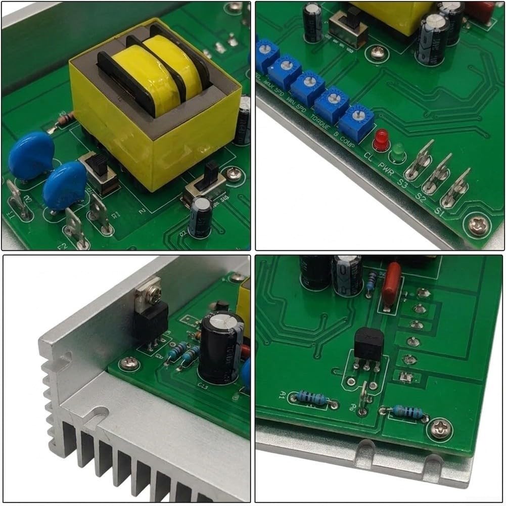 Controlador Motor CC 115V 230V 15A 1000W Potenciómetro