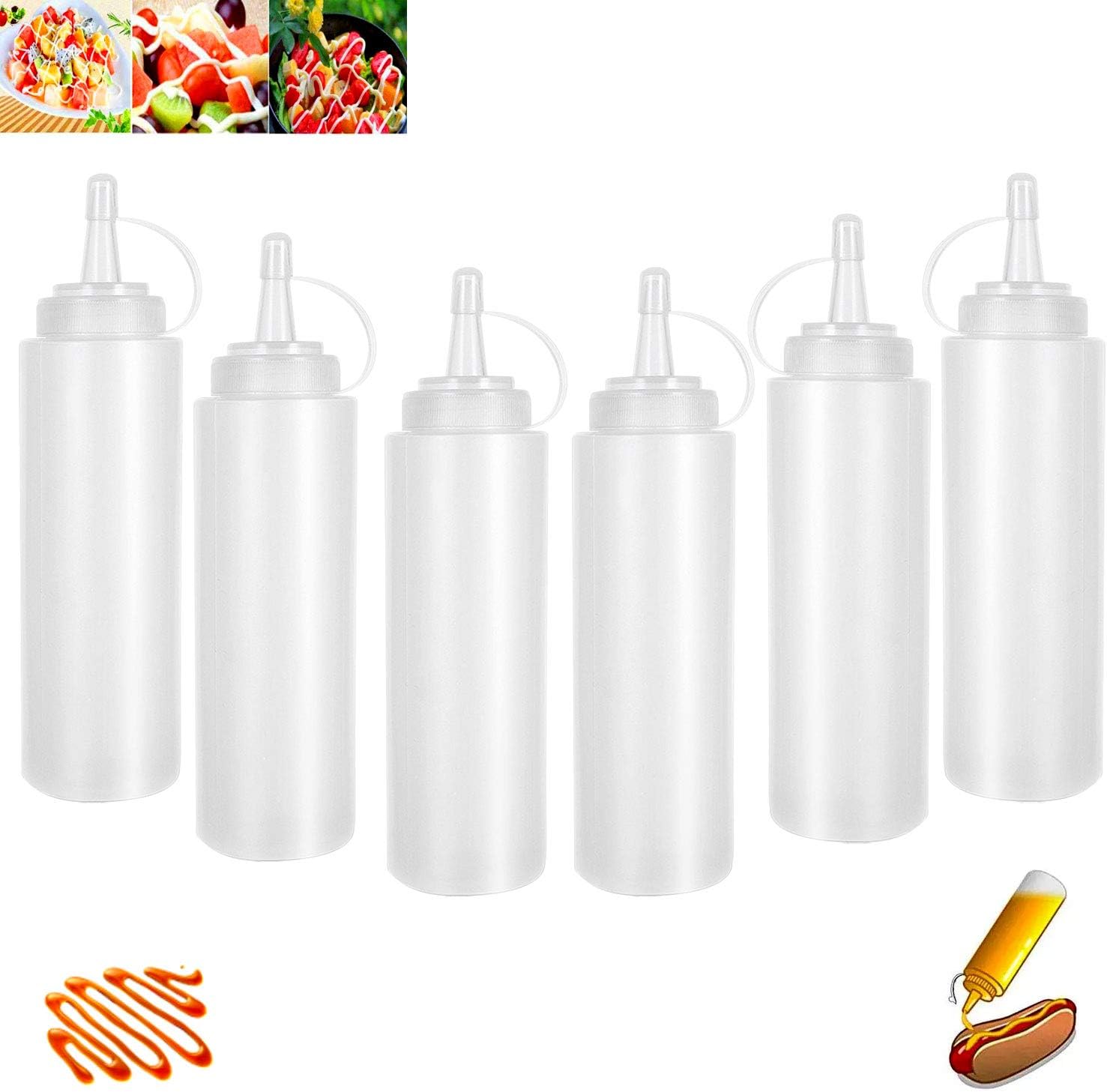 spremere la bottiglia per i condimenti