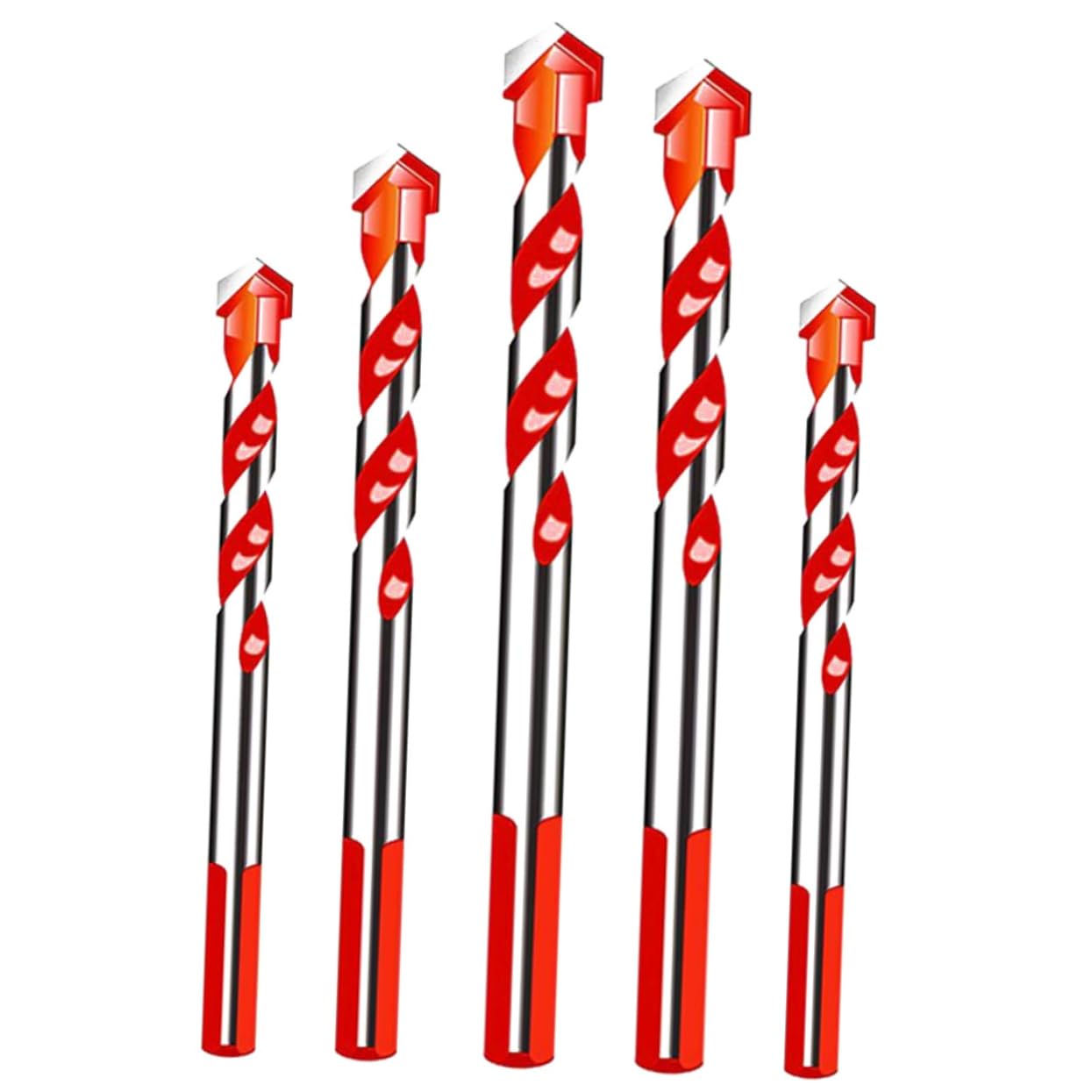 HOLIDYOYO Tile Drilling Tools Pcs Ceramic Tile Drill Bits Glass Triangle Drill Bits for Marble Concrete