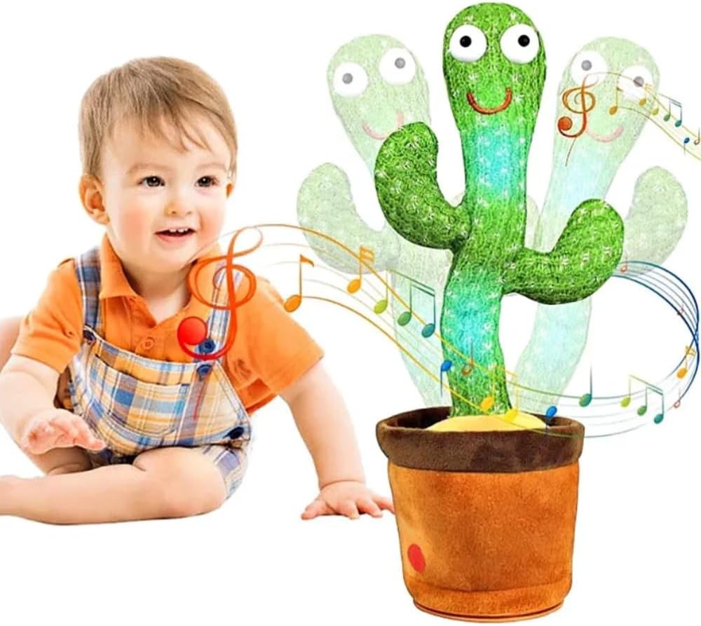 Cacto Dançante e Falante Musical com Luzes LED | Repete a Fala | Diversão para Crianças e Adultos | Brinquedo Interativo com Música e Dança | Modelos Variados – Premium Cacto Dançante e Falante Musical com Luzes LED | Repete a Fala | Diversão para Crianças e Adultos | Brinquedo Interativo com Música e Dança | Modelos Variados – Premium