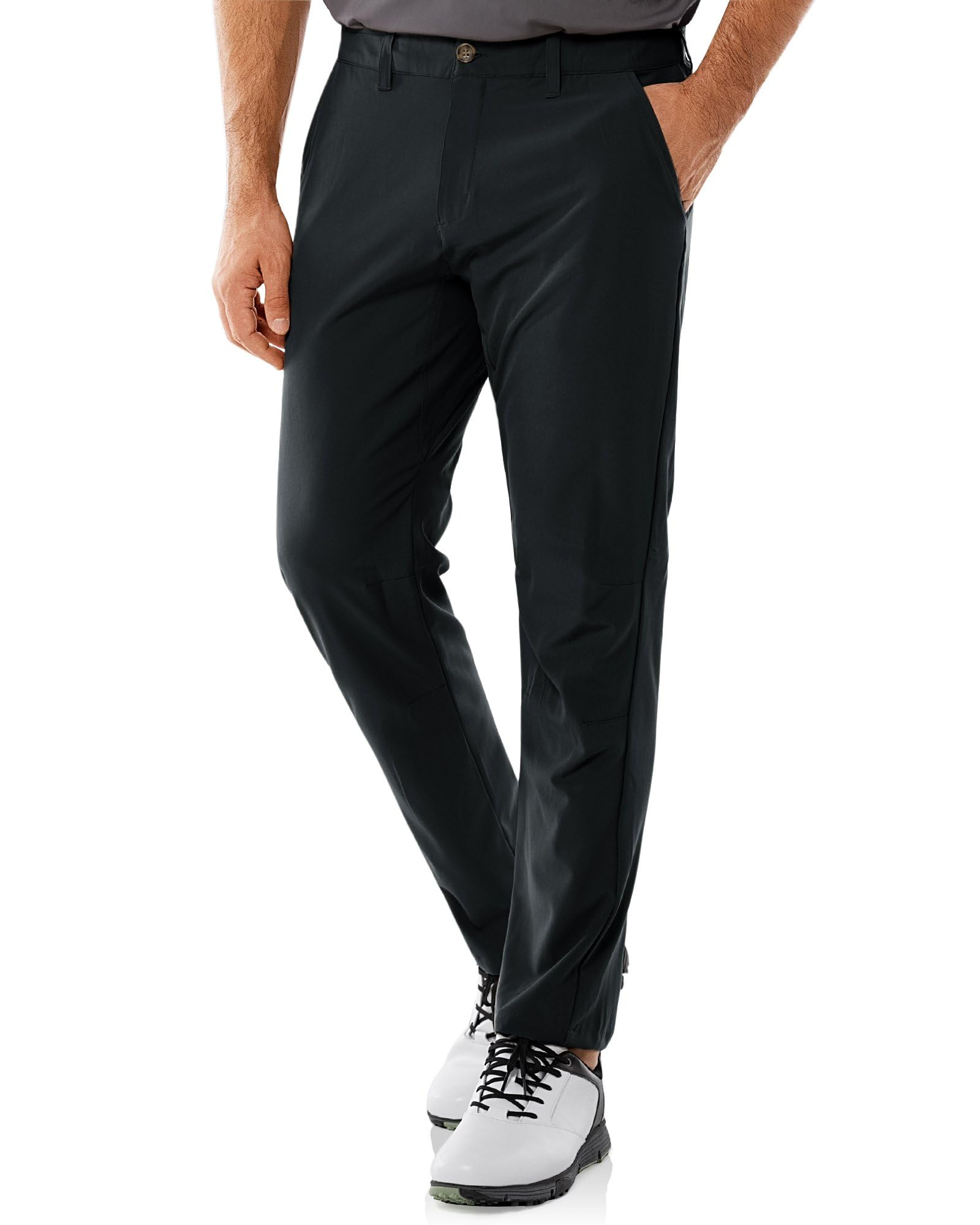 33,000ft Pantalon de golf extensible respirant pour homme, coupe ajustée, séchage rapide, coupe ajustée, coupe ajustée, pantalon de golf long