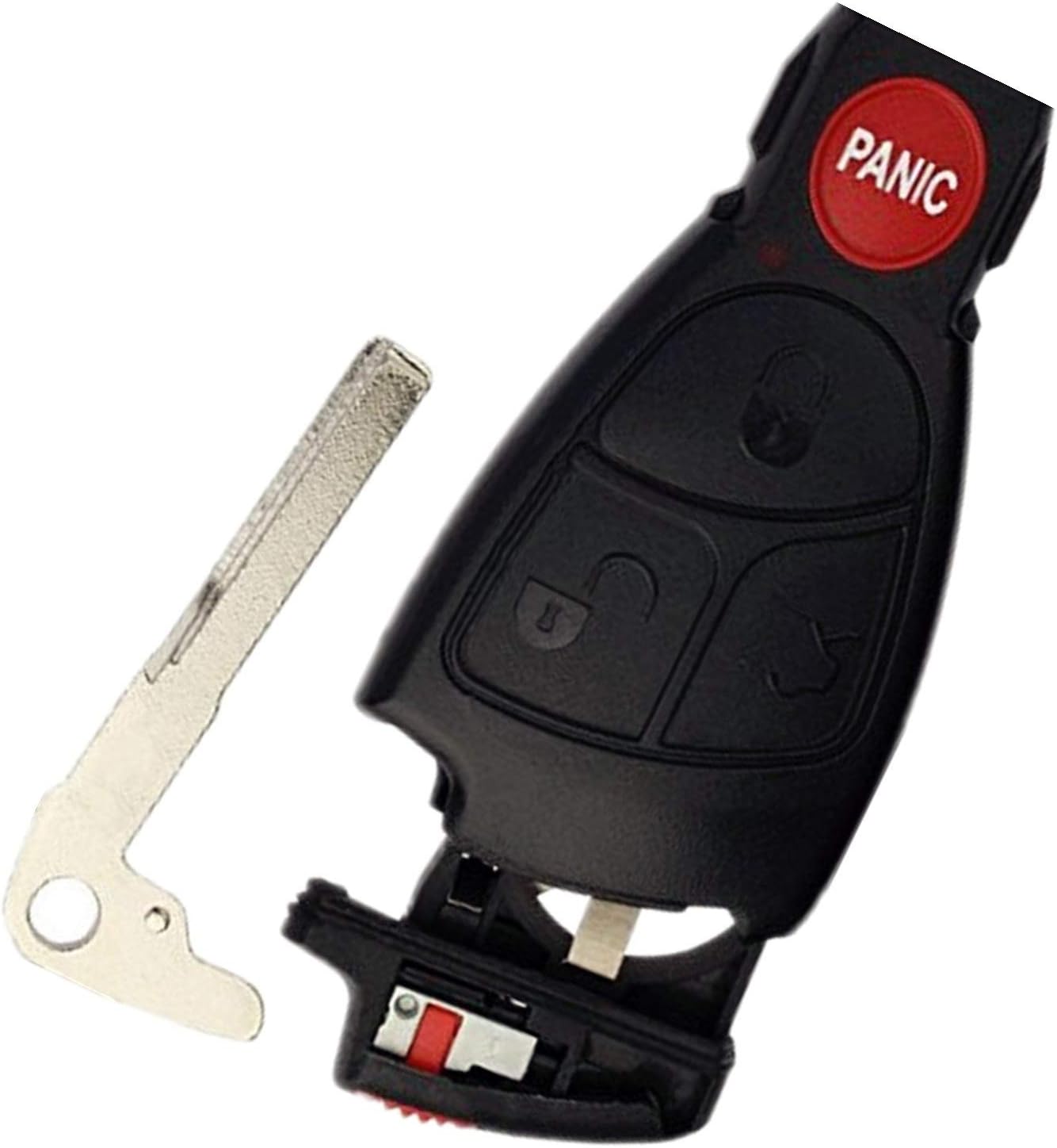 Replacement Keyless Remote Fob Key Shell Case Replacement Fits for Mercedes-Benz C230 C280 C350 C43 AMG C55 AMG CL500 CL600 CLK320 CLK430 CLK500 CLK55 AMG CLS500 E320 E350 E500 G500 IYZ3312