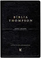 Bíblia Thompson - Letra Grande: Capa Luxo Preta
