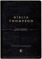 Bíblia Thompson - Letra Grande: Capa Luxo Preta