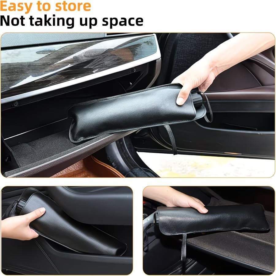 Image of Car Sun Shade Windshield Cover - Umbrella Windshield Sunshade for Car Front Window, Sun Protection and Heat Insulation Foldable Sunshade, Full Cover Sun Shade for Most Vehicles-Black