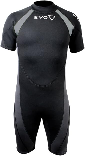 EVO 3mm Shorty Wetsuit Mens Black/3XL