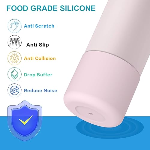 Miniatura 3 de Allwith Funda para botella de agua Owala de 24 onzas, 32 onzas, 40 onzas, 2 protectores de silicona para botella de agua para FreeSipTwistFlip, apto