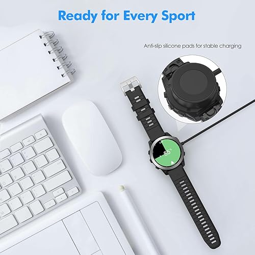 Miniatura 16 de MoKo Base de carga compatible con Garmin Vivoactive 3/4/4S/Venu/Fenix 7/7S/7X/5/5 Plus/5S/5S Plus/5X/5X Plus/6/6S/6X/6 Pro/6S Pro/6X Pro/Forerunner