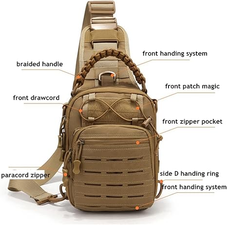 Sac à dos de randonnée militaire tactique sac à bandoulière camouflage