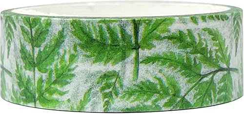 Miniatura 10 de allydrew Hermoso paisaje washi cinta de enmascarar, 0.591 in x 32.8 ft, pájaros en bosque azul