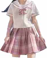 Amazon.co.jp: 【ニャンコの爪】セーラー服 チェック柄 JK制服