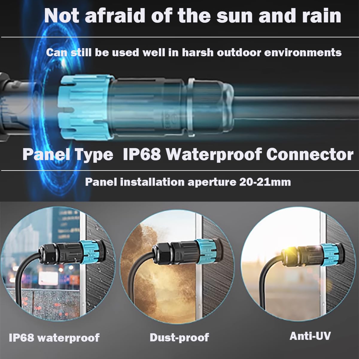Connettore Esterno Per Scatola Di Giunzione Impermeabile Connettore