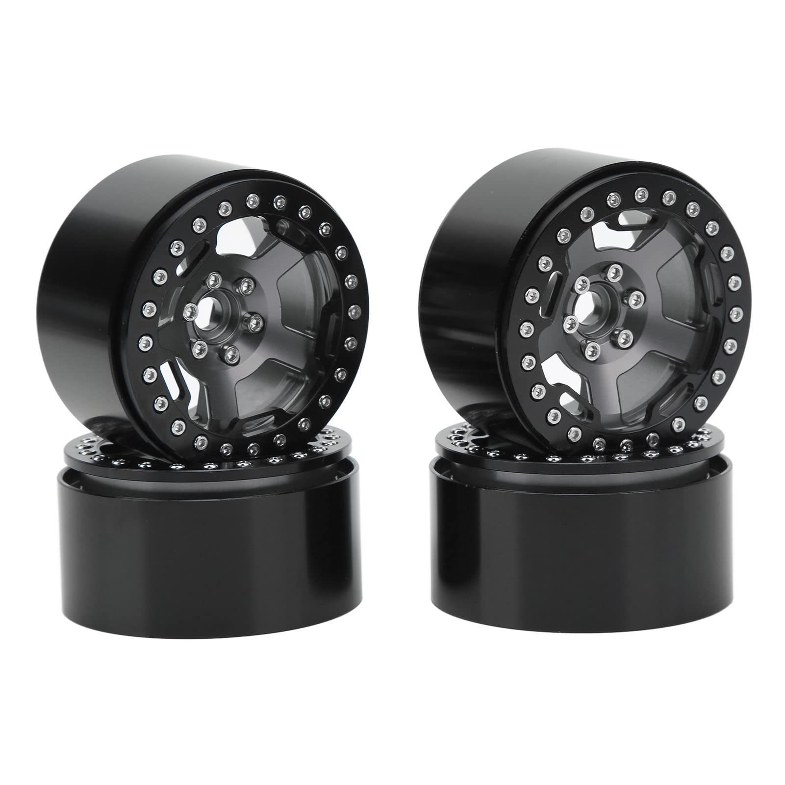 2,2-calowa piasta koła 1/10 RC piasta koła uniwersalna obróbka CNC wysoka odporność na zużycie piasty ze stopu aluminium ze stopu aluminium dla Traxxas Defender Axial SCX10 SCX10 (Koloru)