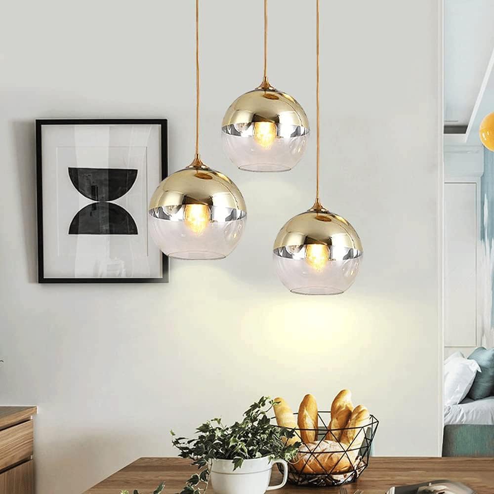 Żyrandole, wyposażenie montowania sufitowego, vintage przemysłowy żelazny żyrandol z żelaza, kreatywne globry szklane wiszące, salon dekoracja kuchni/d/7,8 cala