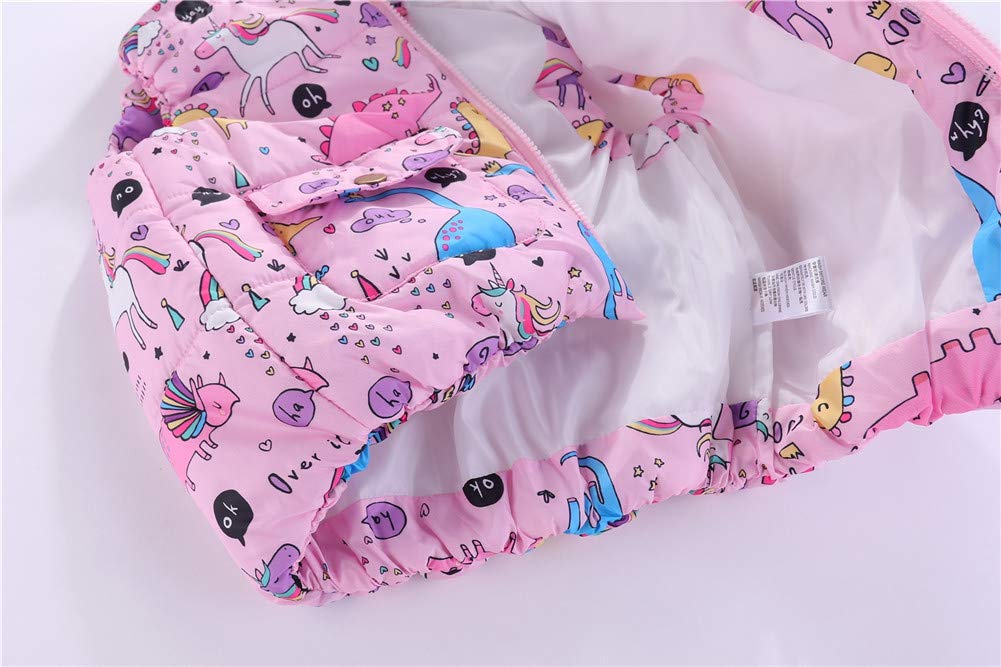 Mud Kingdom Niñas Lindas Chalecos Prendas de Abrigo con Capucha Animal