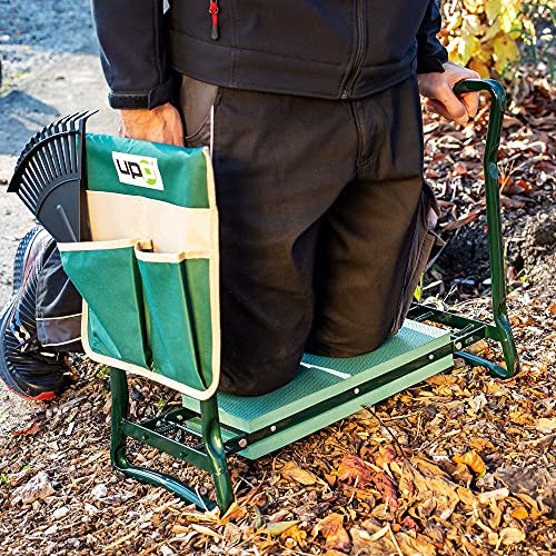 Knie- en zitbankje voor tuinwerkzaamheden belastbaar tot 100kg - Afbeelding 3