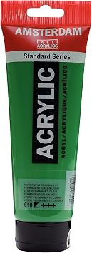 Amsterdam Standard Series Acrylic Tube 250ml Permanent Green Light 618 (17126180)