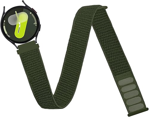 Miniatura 14 de Correa deportiva de 0.787 in para tobillo/brazo compatible con Samsung Galaxy Watch 7/6/5/4/FE de 1.732 in 1.575 in/Watch 5 Pro/Galaxy Watch 6 negro