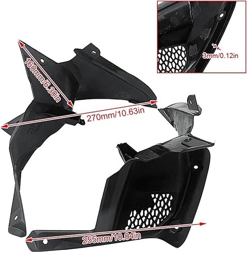 Miniatura 3 de Pro Taper Frame Fairings For KAWASAKI Z900 2017-19 Unpainted Motorcycle Inner Air Intake Side Cover Panel Bracket Vents Fairing Parts Powersport