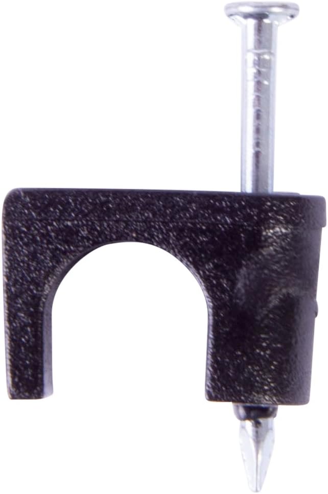 GARDNER BENDER INC, 25 Pack, Black PCC-1525 Coaxial Cable Staple