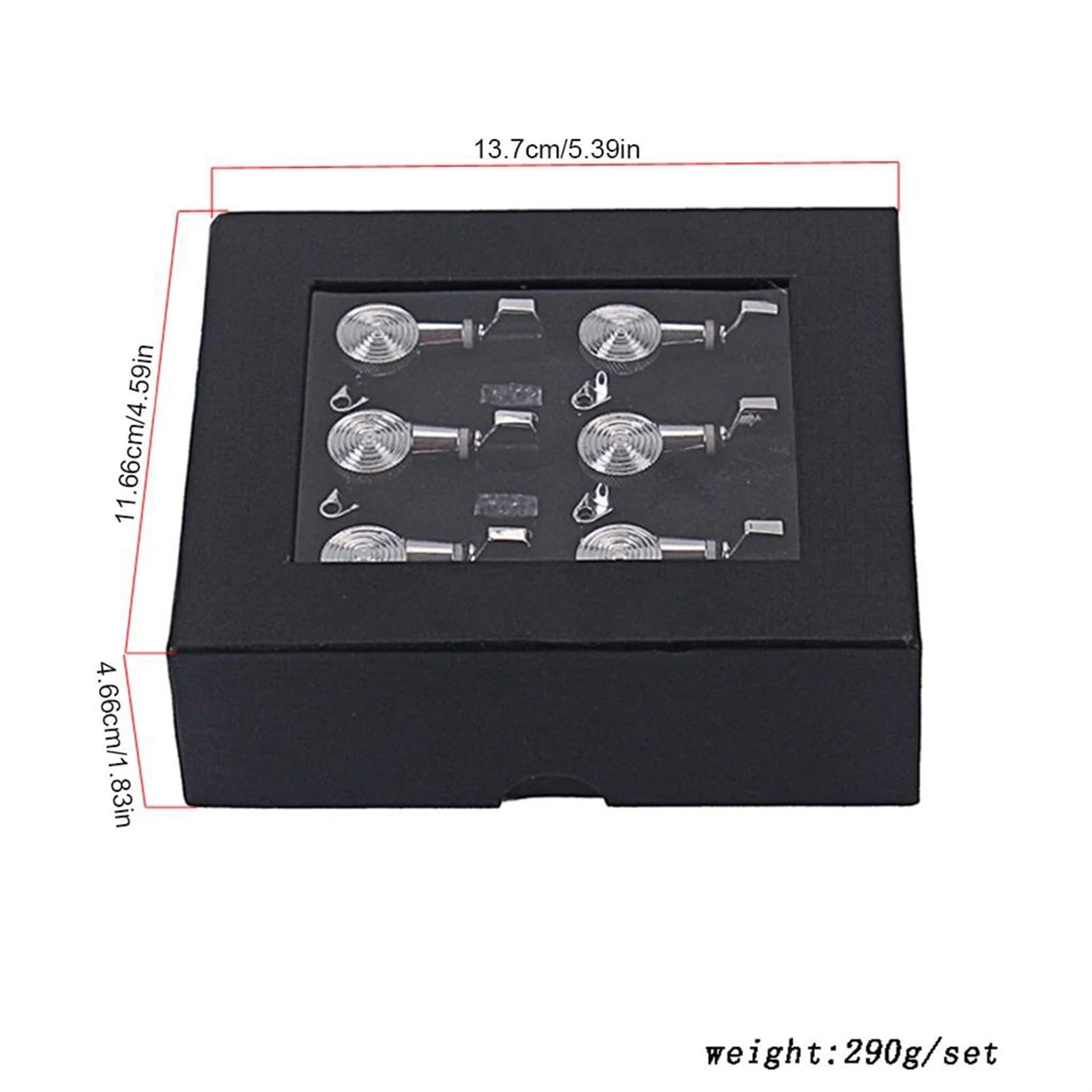 Afinación de guitarra eléctrica, cuerda de clavo, instrumento, cabezal de máquina, piezas de repuesto, llave de bloqueo Clavijas De Afinación De Cuerdas De Guitarra (Color : Silver)