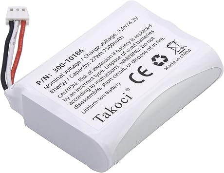 Replacement 300-10186 Battery for ADT Command Smart Security Panel | 3.6V 27Wh