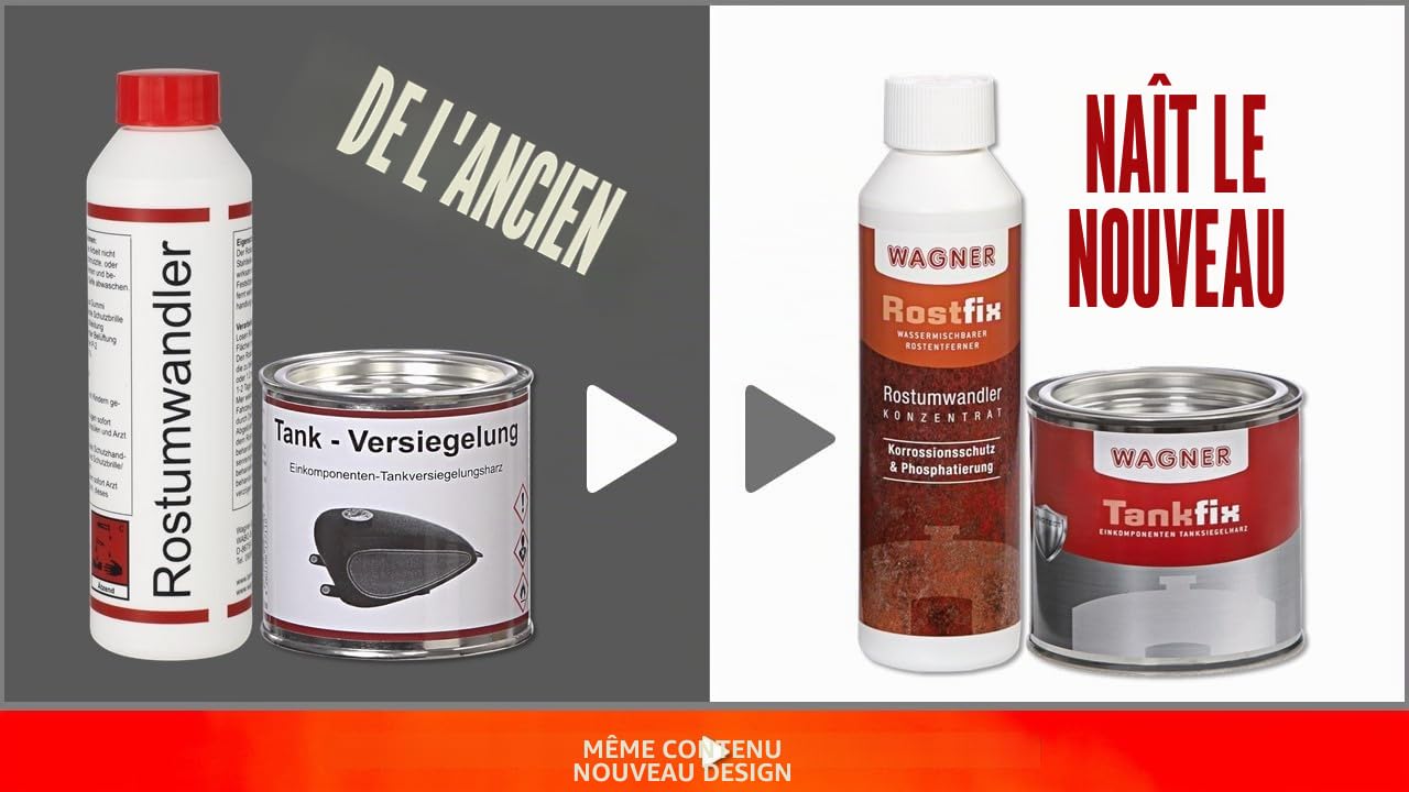 WAGNER Kit de traitement réservoir motos (volume 10 litres) - 071000