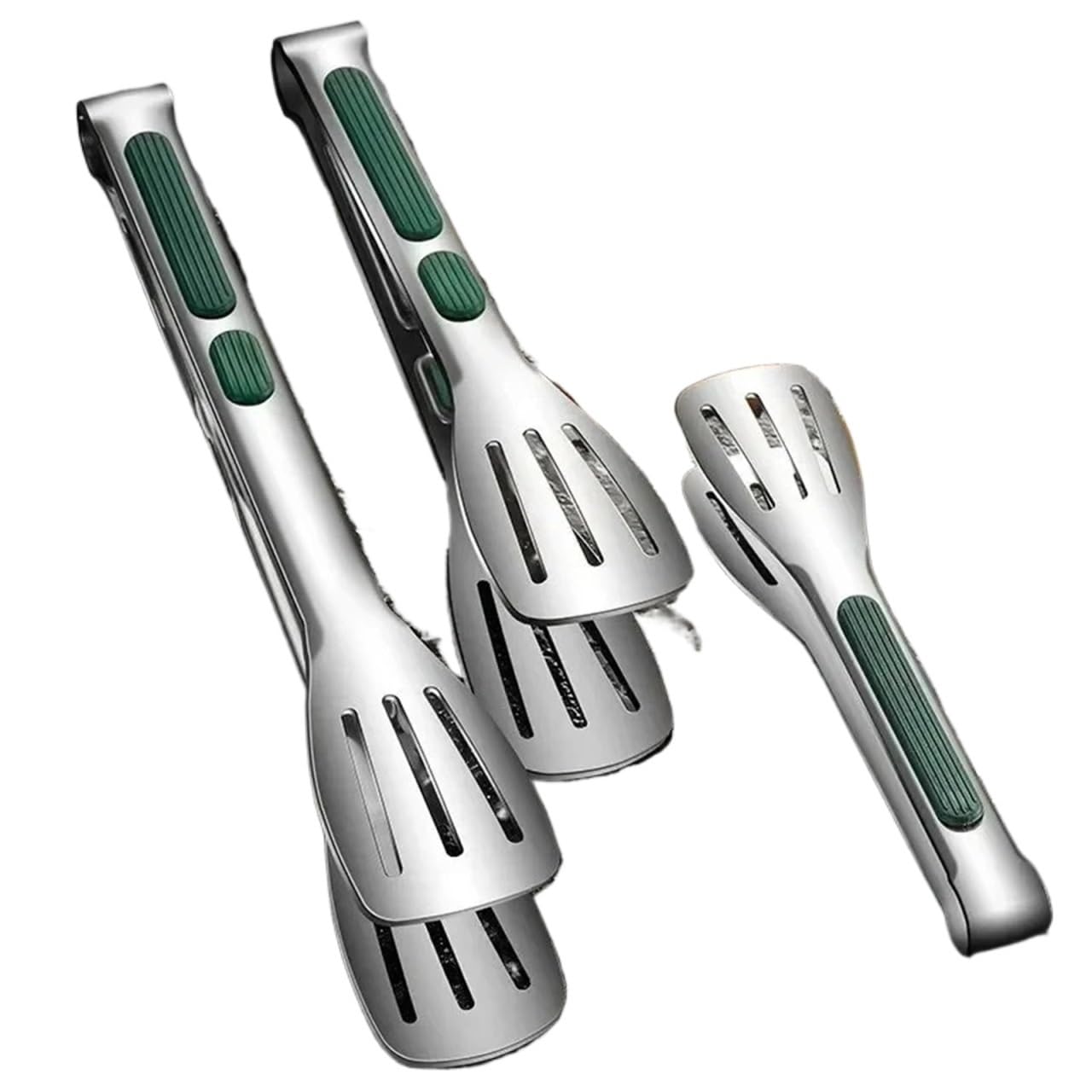 Pinze Da Cucina 3 unids/set antideslizante de acero inoxidable pinzas for alimentos carne ensalada pan Clip barbacoa parrilla Buffet abrazadera herramientas de cocina accesorios de cocina Para Cocina