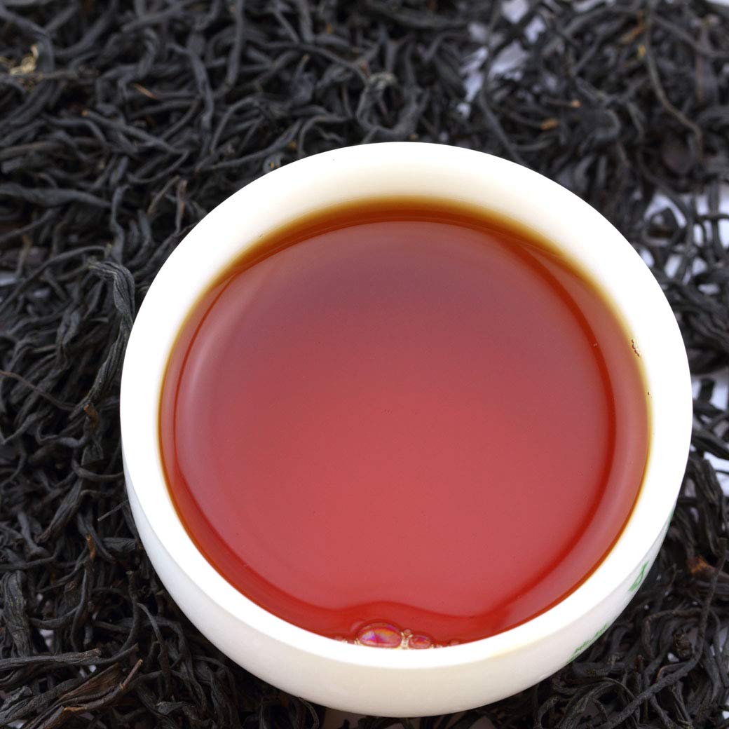 GOARTEA Té Negro Qimen 2Pcs 250g 17.6oz Supreme Anhui Keemun Chinese Black Tea High Mountain Qi Men Loose Leaf