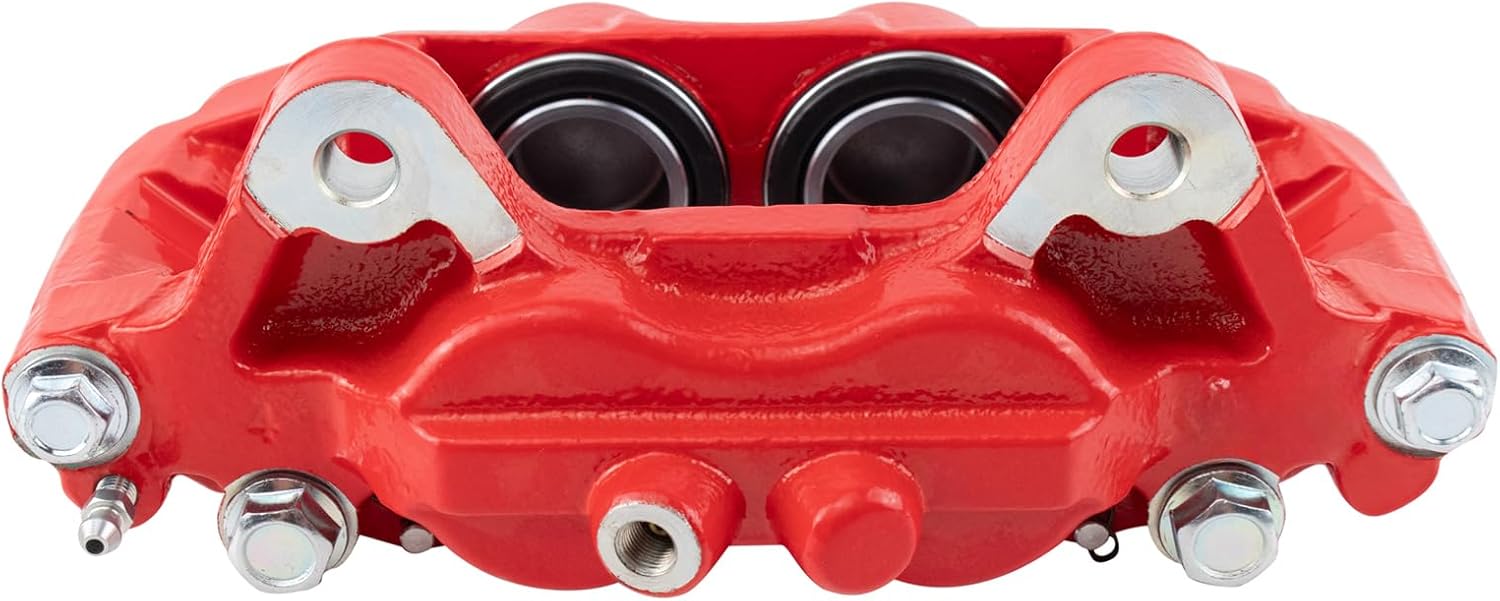 TRQ Performance Front Left and Right Brake Caliper Set Compatible with 03-09 Toyota 4Runner Caliper Casting #13WG 07-14 FJ Cruiser Caliper Casting #13WG 05-23 Tacoma Caliper Casting #13WG