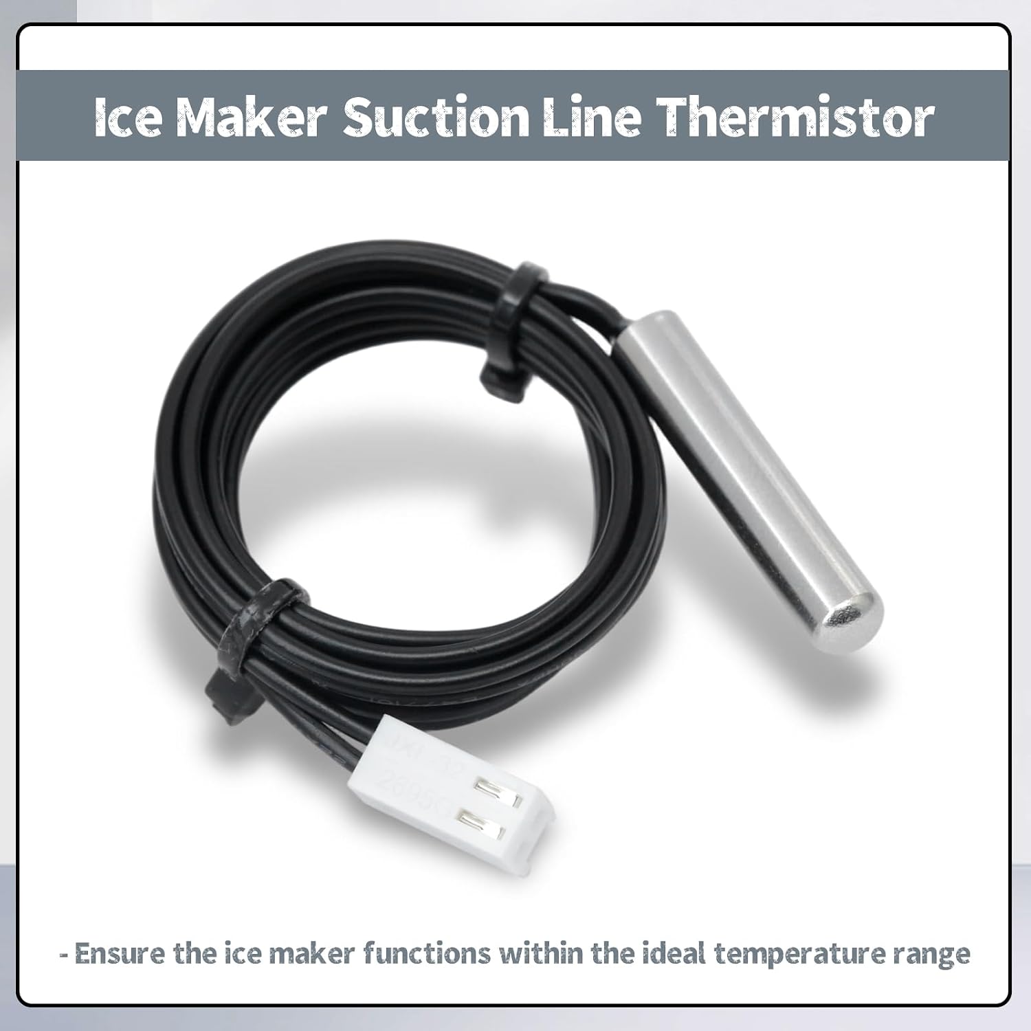 11-0577-01 Ice Maker Suction Line Thermistor Compatible with Scotsman Ice Machine Models CU50, SCCG50 and SCCP50, Replacement Part Number 022578-000