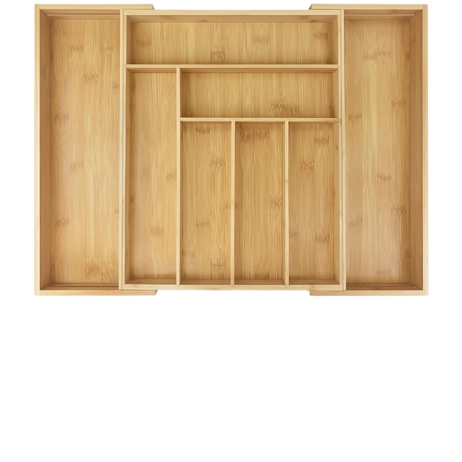Cubertero Cajon Organizador de cajones for cubiertos, bandeja for con 6-8 compartimentos, organizador cocina, soporte for utensilios, cajón for cuchillos y tenedores