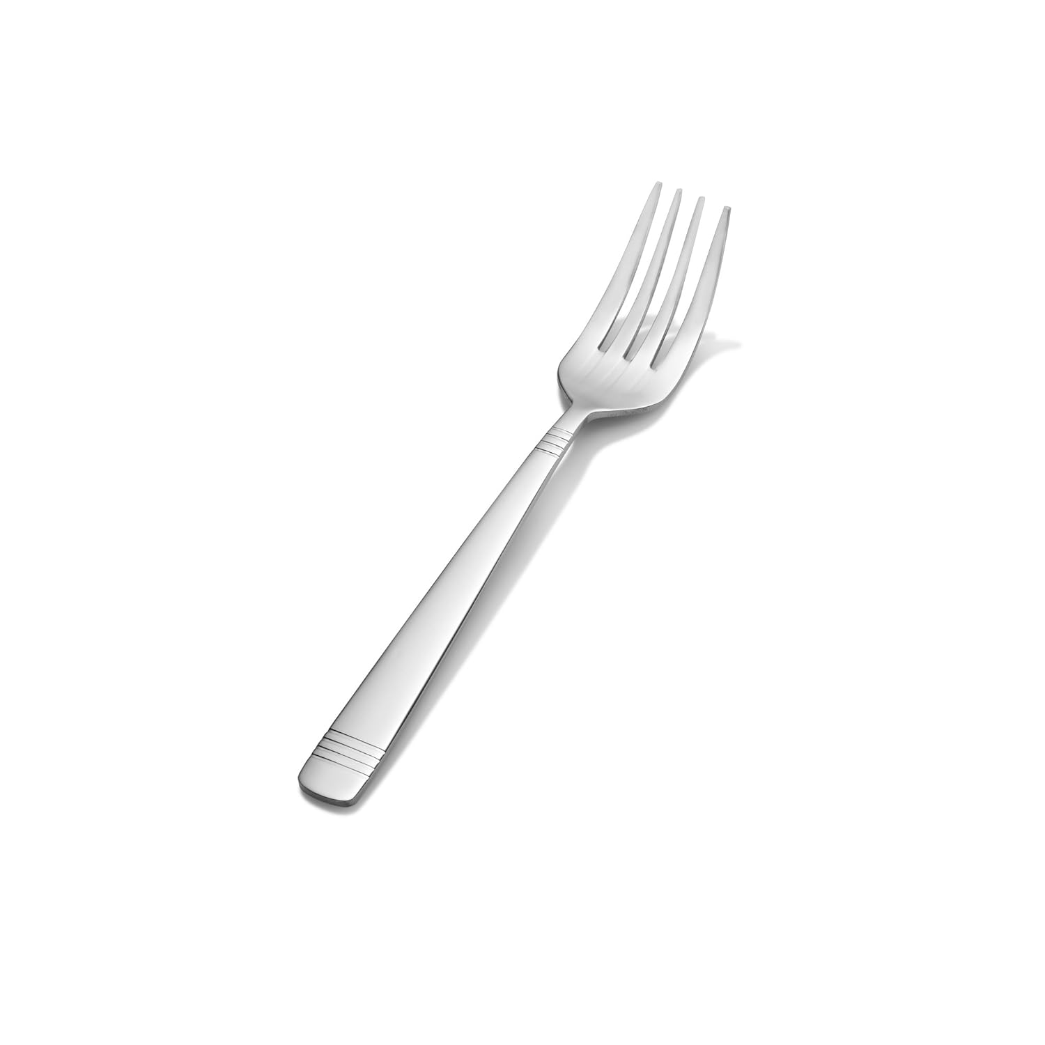 Bon Chef S2607 Stainless Steel 18/8 Julia Salad/Dessert Fork, 7-3/32" Length (Pack of 12)