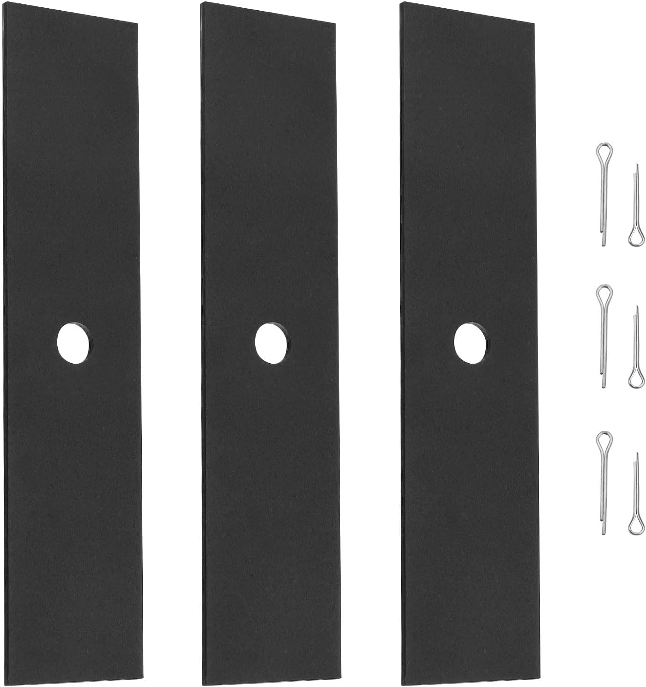 LIZEWEI 9" x 2" w 1/2 Hole Edger Blade (3 Pack) for Mclane