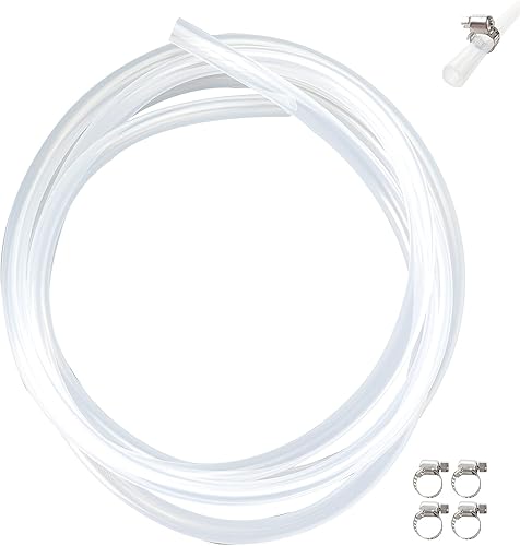 Tubo de silicona transparente de 38 pulgadas de diámetro interior x 12 pulgadas de diámetro exterior de 10 pies, tubo de manguera de alta