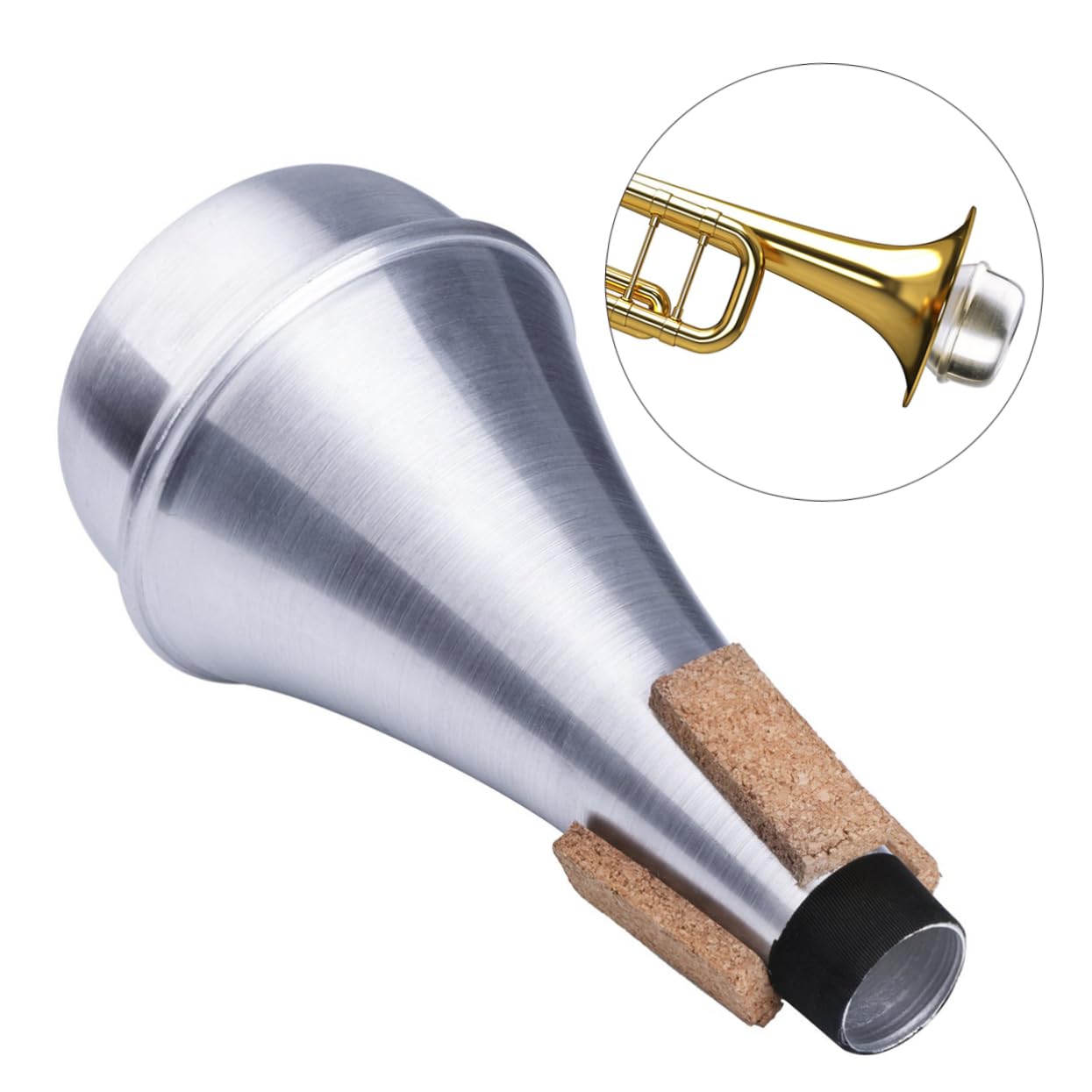 SUPVOX Tromba Muta Con Silenziatore Da Pratica 3 Pezzi
