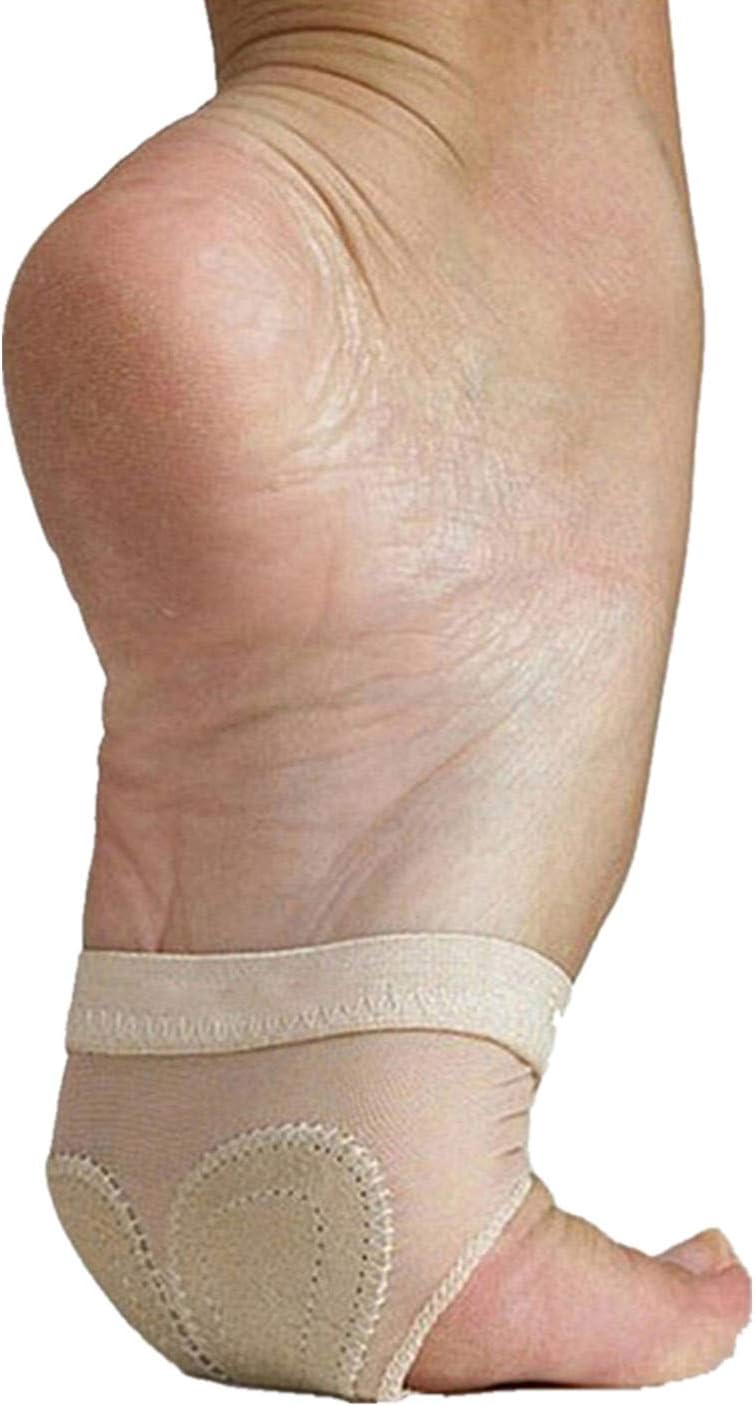 MIKIBANA Women's Girls Half Sole Dance Shoes Lyrical Bare Foot Thong Dance PAW Shoes Fitness