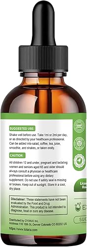 Miniatura 9 de Gotas de gordolobo para pulmones con regaliz, raíz de malvavisco, clorofila, 4 onzas líquidas de gordolobo sin azúcar para desintoxicación pulmonar,