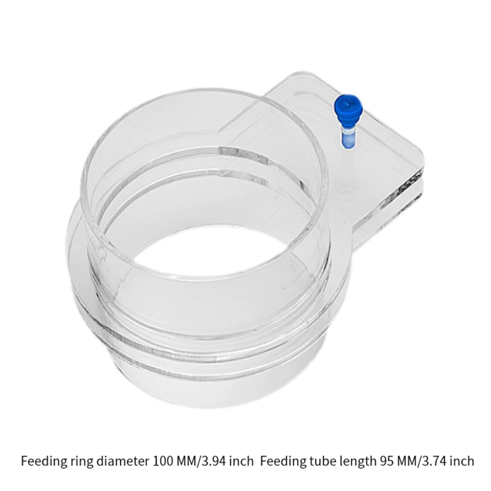 Comedero Acrílico para Peces, Evita Que La Comida para Bettas Y Tortugas, 100mm