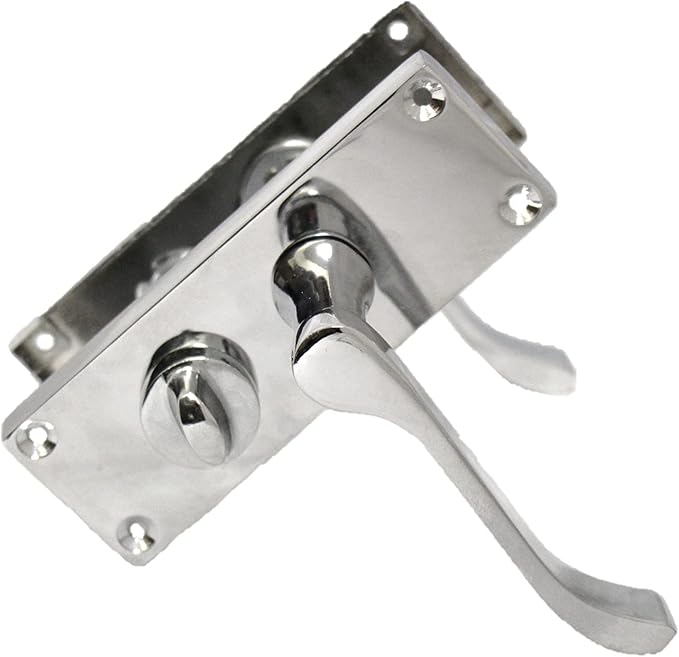 Haven Heritage Bathroom Door Handles with Lock Bathroom Handle with