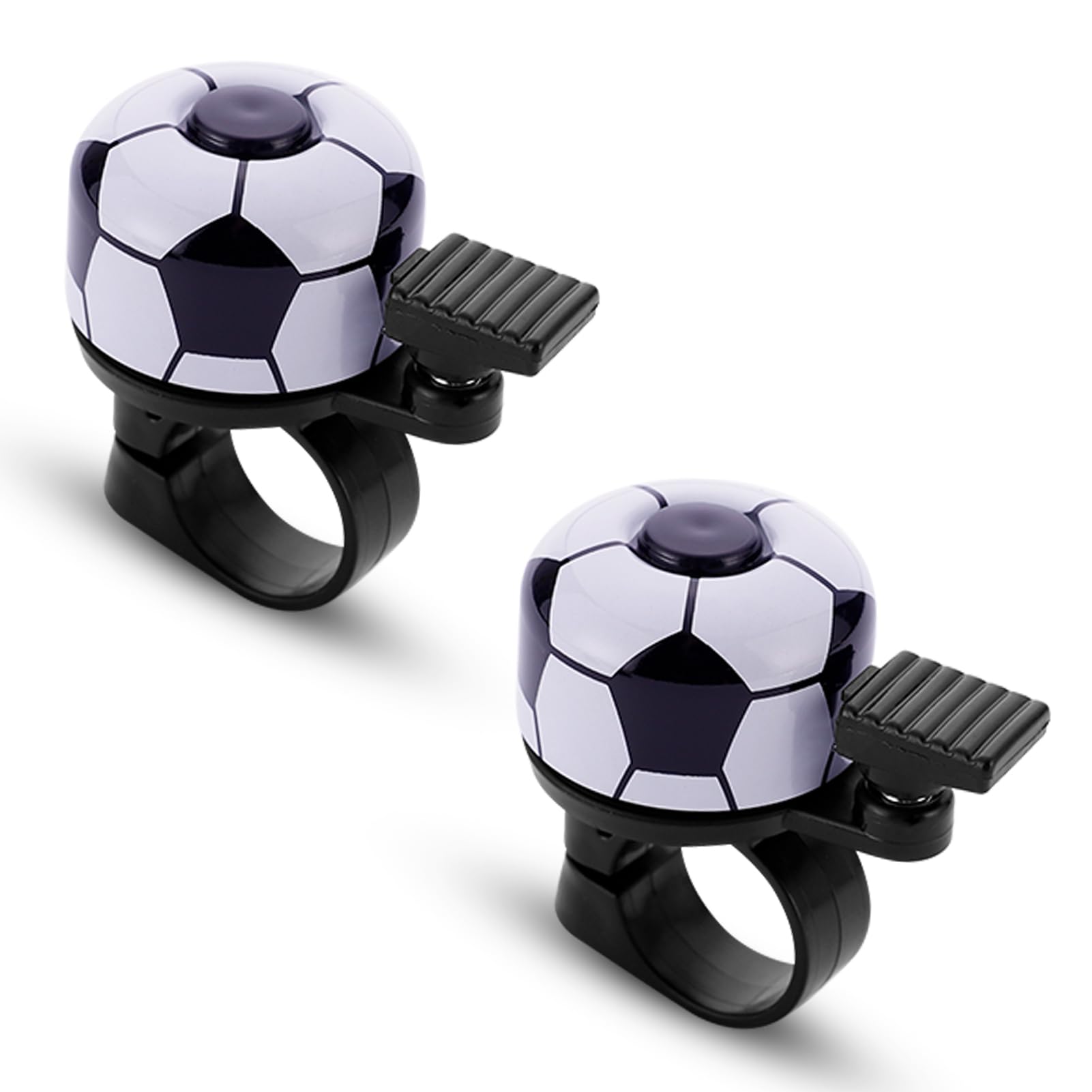 Paliston Bike Bell Bicycle Bell Crisp Sound for Adults Kids Boys Girls Football & Football