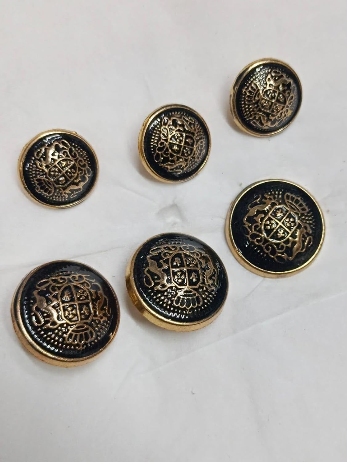 GREENGROW Coat Metal Buttons with Golden Basefor Todays Trending Looks and Outstanding Appearance Over The Garment for Mens and Womens Fashion.(Pack of 5pcs) (17.8MM/28L)-picture-10