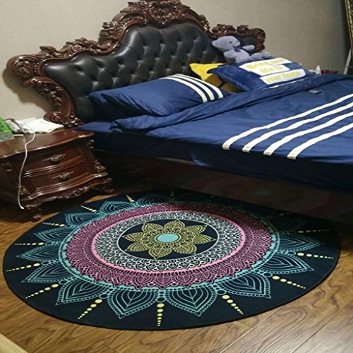 Tapis rond GZ haut de gamme pour sublimer le chevet de votre chambre