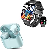 Vista 1 de TOZO S4 AcuFit One Smartwatch Bluetooth Talk Dial Fitness Tracker Negro + T6mini auricular inalámbrico Bluetooth 5.3 Auriculares nueva actualización